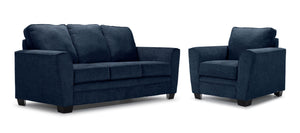Tilley Sofa et fauteuil - indigo