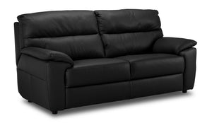 Toscana Sofa en cuir - noir