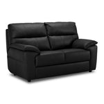 Toscana Leather Loveseat - Black