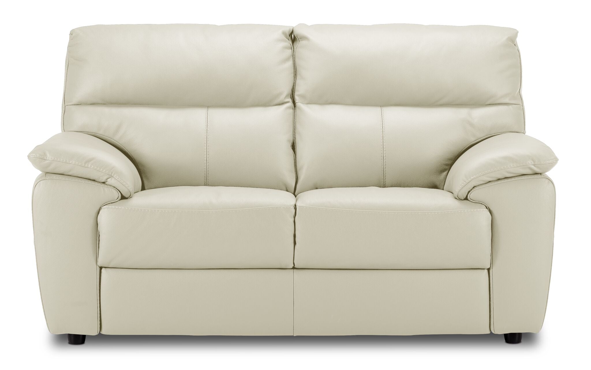 Toscana Leather Loveseat - White