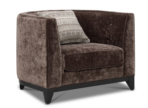 Tresor Fauteuil – brun foncé
