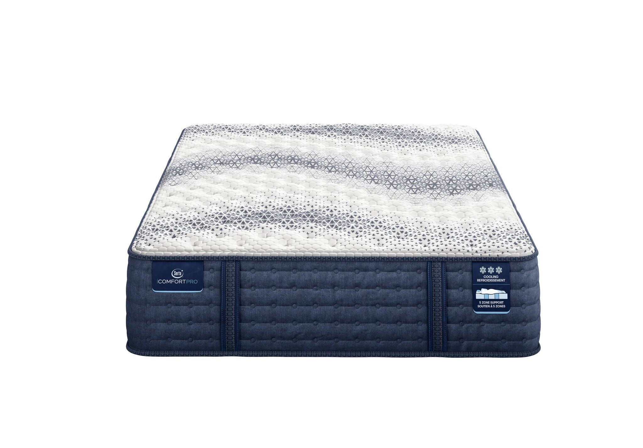Serta iComfort PRO Tropea Tight Top Firm Queen Mattress and Boxspring Set