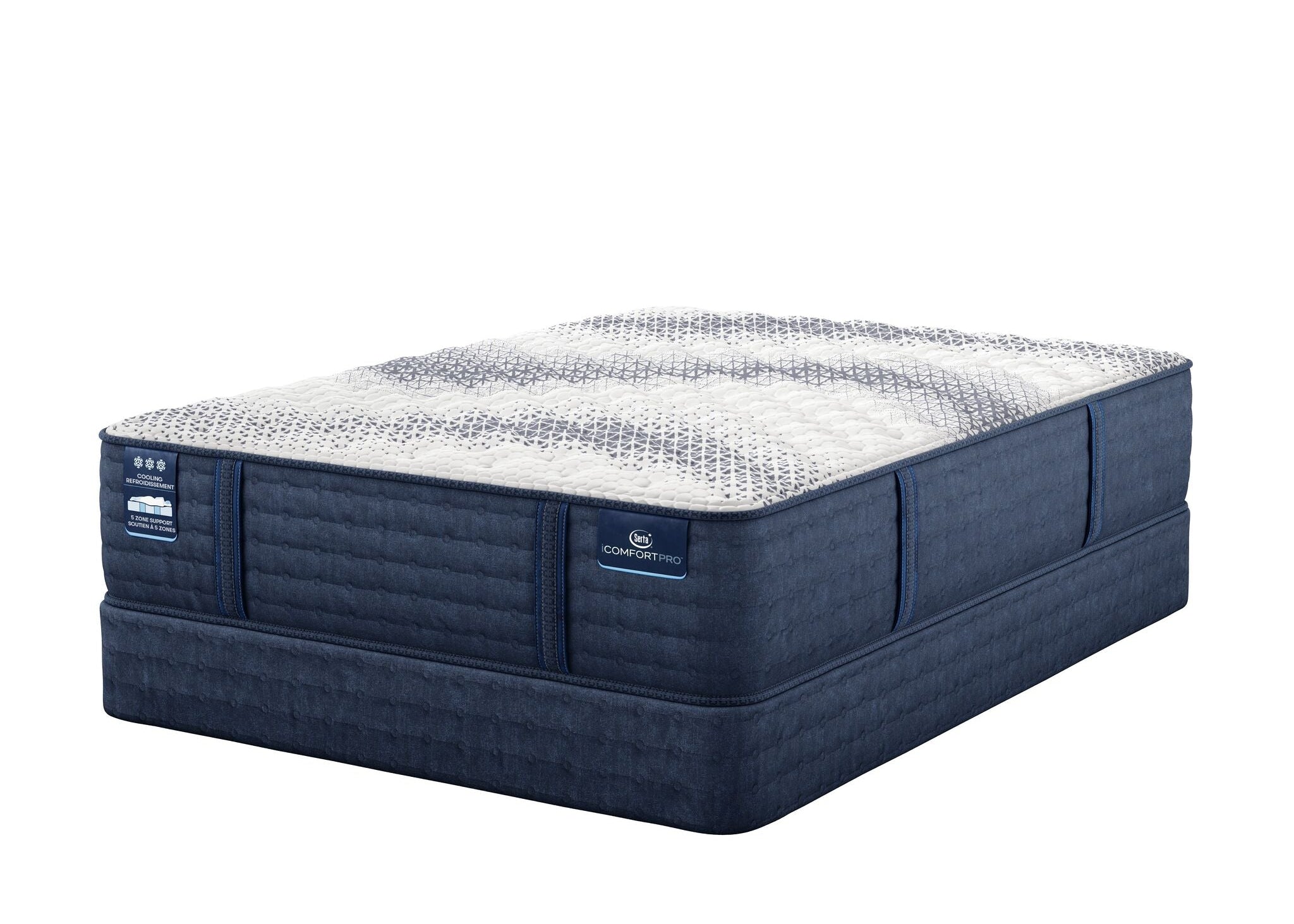 Serta iComfort PRO Tropea Tight Top Firm Twin XL Mattress and Boxspring Set