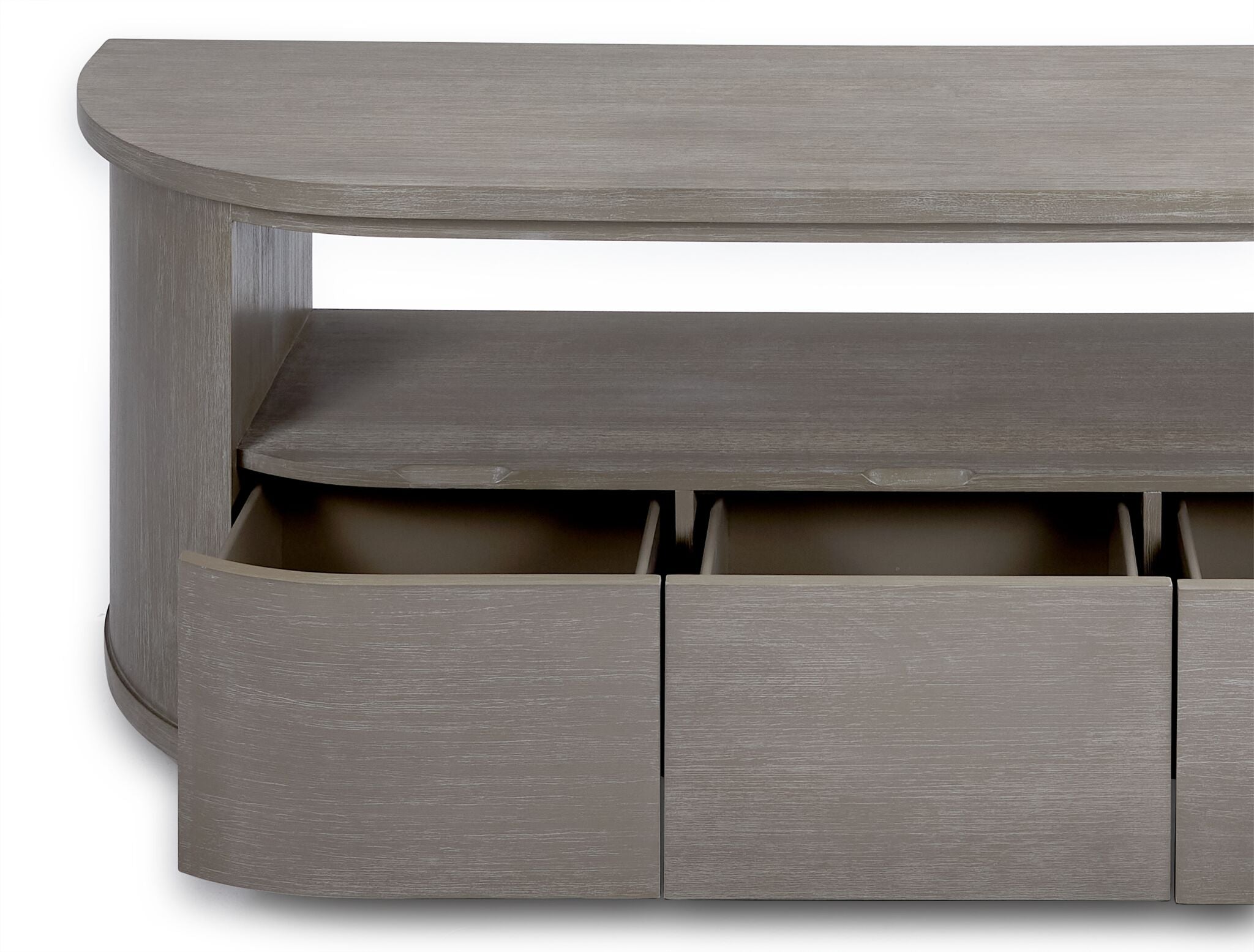 Fresh Perspective Turin 70" TV Stand - Grey