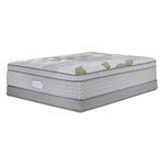 Beautyrest Max+ Valley Euro Top Plush Twin Mattress and Low Profile Boxspring Set
