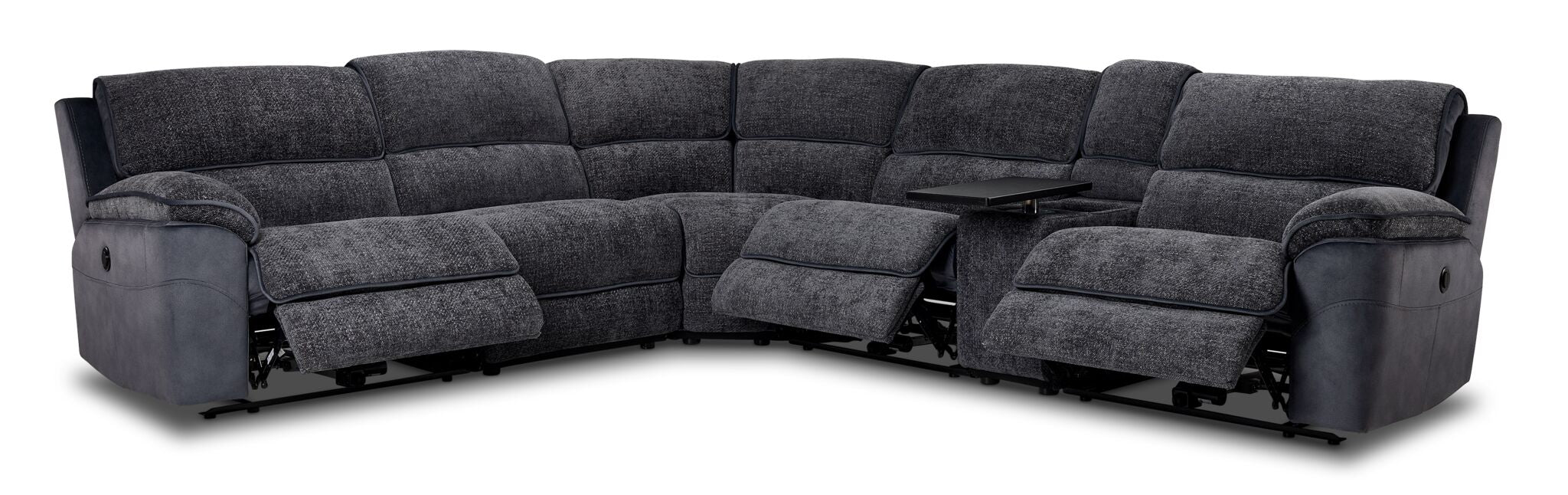 Vandelay 6-Piece Power Reclining Sectional - Blue