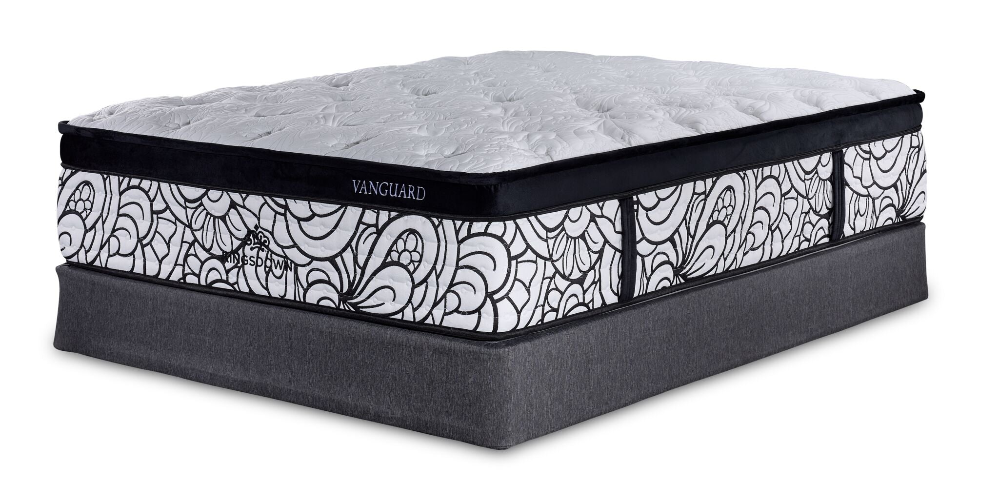 Kingsdown Vanguard Medium Euro Top Queen Mattress and Boxspring Set