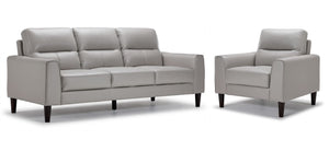 Verissimo Ens. Sofa et fauteuil - argent