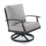 West Lake - Outdoor Swivel Chair - Grey