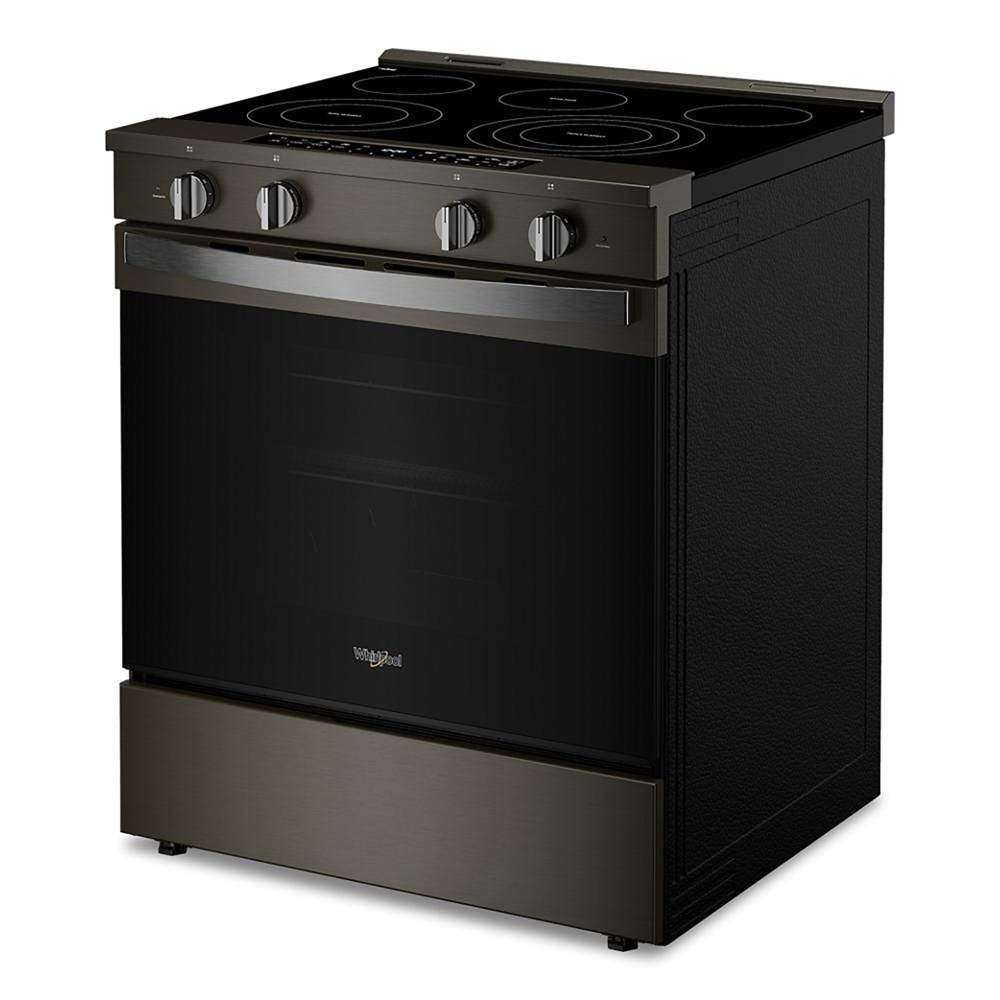 Whirlpool Black-on-Stainless Slide-In Electric Range (5.3 Cu.Ft.) - YWSES7530RV