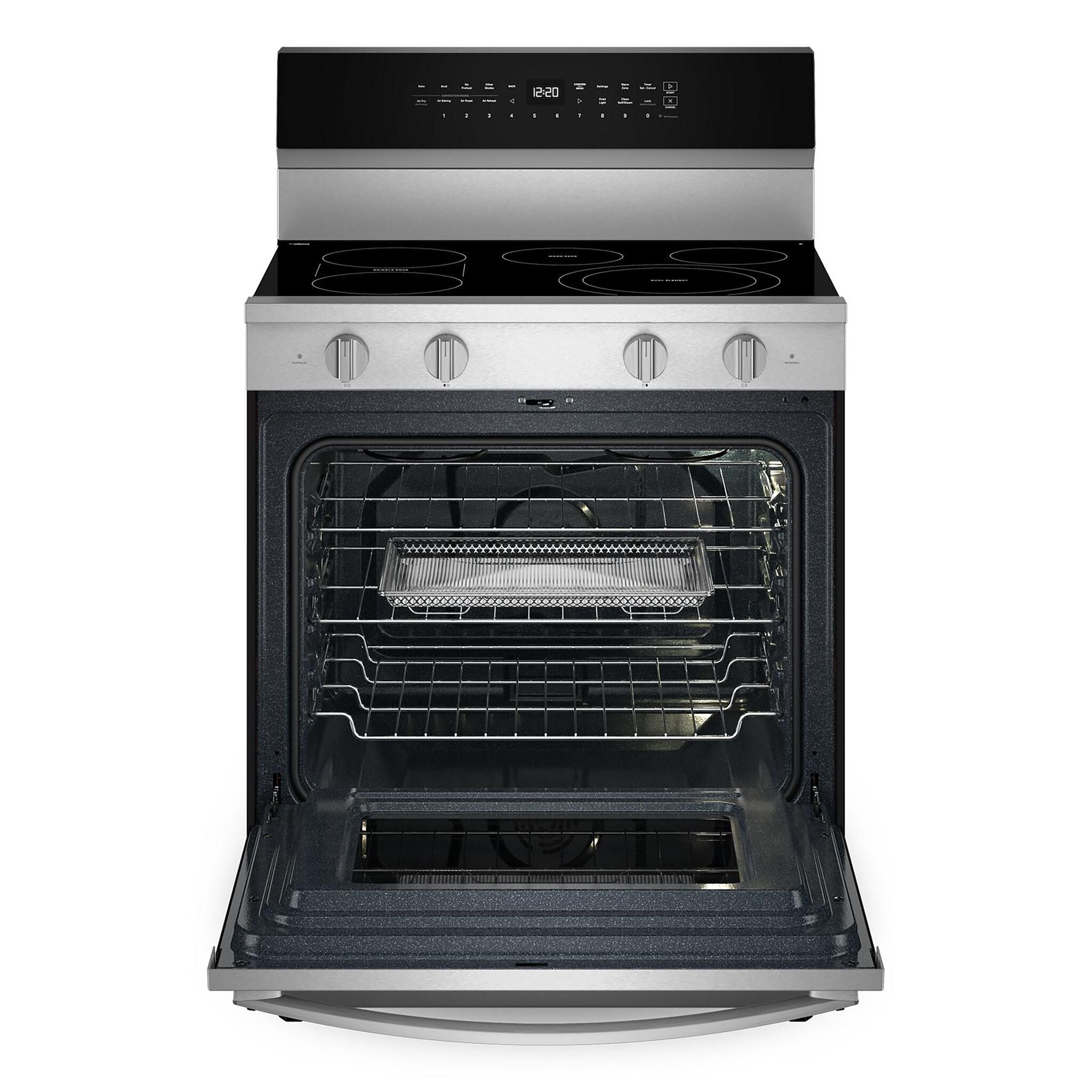 Whirlpool Fingerprint Resistant Stainless Steel Electric Freestanding Range (5.3 Cu.Ft.) - YWFES7530RZ