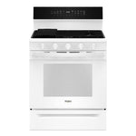 Whirlpool White Gas Freestanding Range (5 Cu.Ft.) - WFGS7530RW