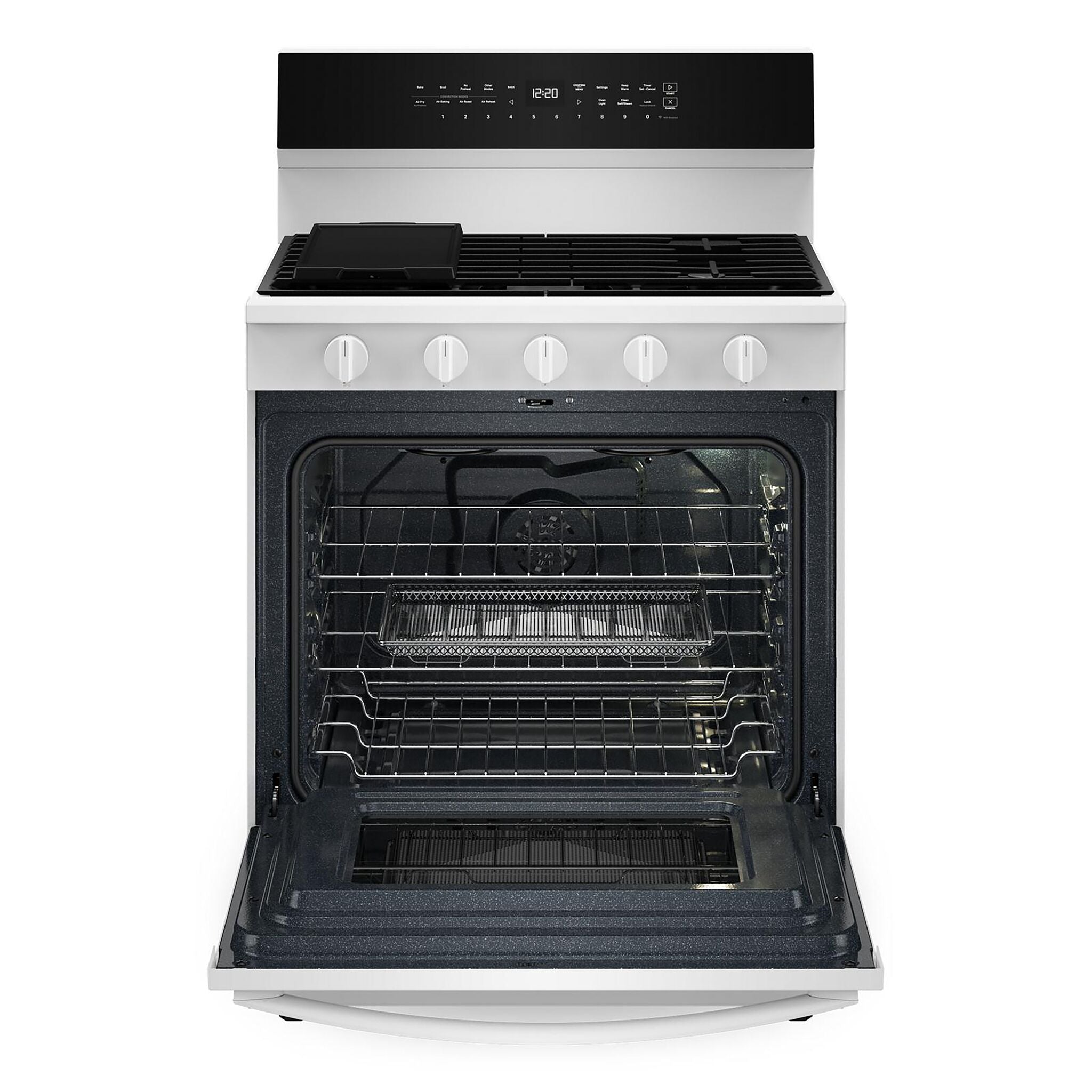 Whirlpool White Gas Freestanding Range (5 Cu.Ft.) - WFGS7530RW