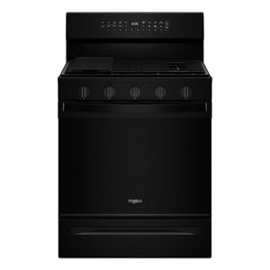Whirlpool Cuisinière au gaz 5,0 pi³ autonome noir WFGS7530RB