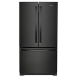 Whirlpool 35.75" 20 Cu. Ft. Black French Door Refrigerator - WRFC2036RB