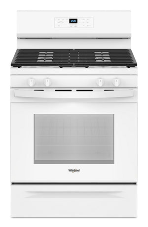 Whirlpool Cuisinière au gaz 5,0 pi³ blanc WFGS3530RW