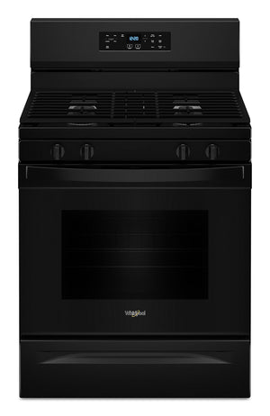 Whirlpool Cuisinière au gaz 5,0 pi³ noir WFGS3530RB
