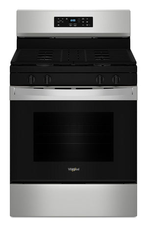 Whirlpool Cuisinière au gaz 5,0 pi³ acier inoxydable WFGS3530RS
