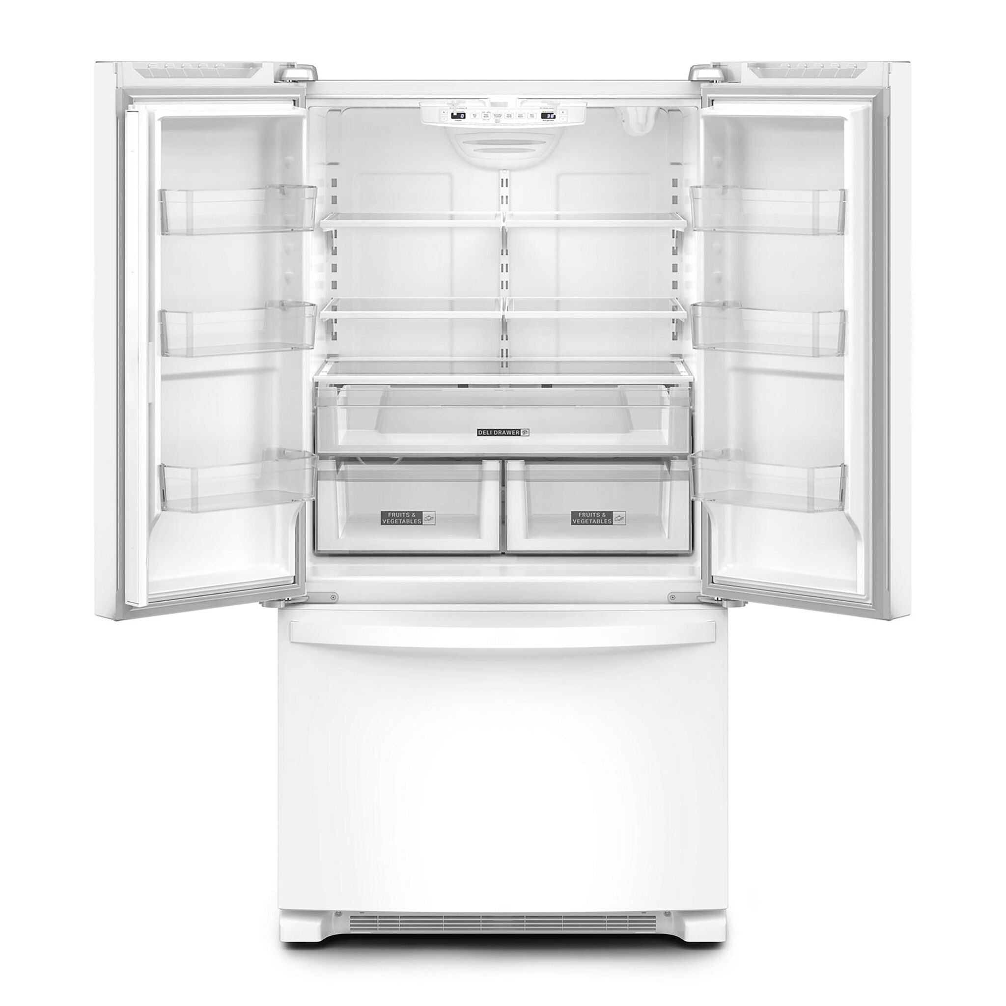Whirlpool White French Door Refrigerator (25.2 Cu.Ft.) - WRFF3036RW