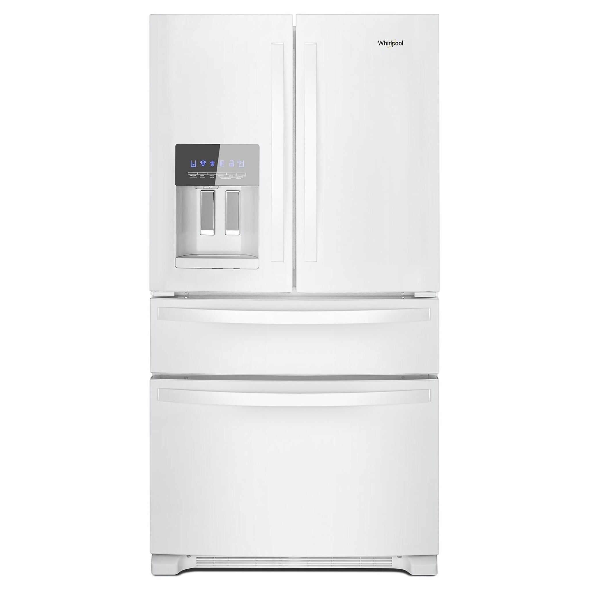 Whirlpool 35.75" 24.5 Cu. Ft. White French Door Refrigerator - WRMF3636RW