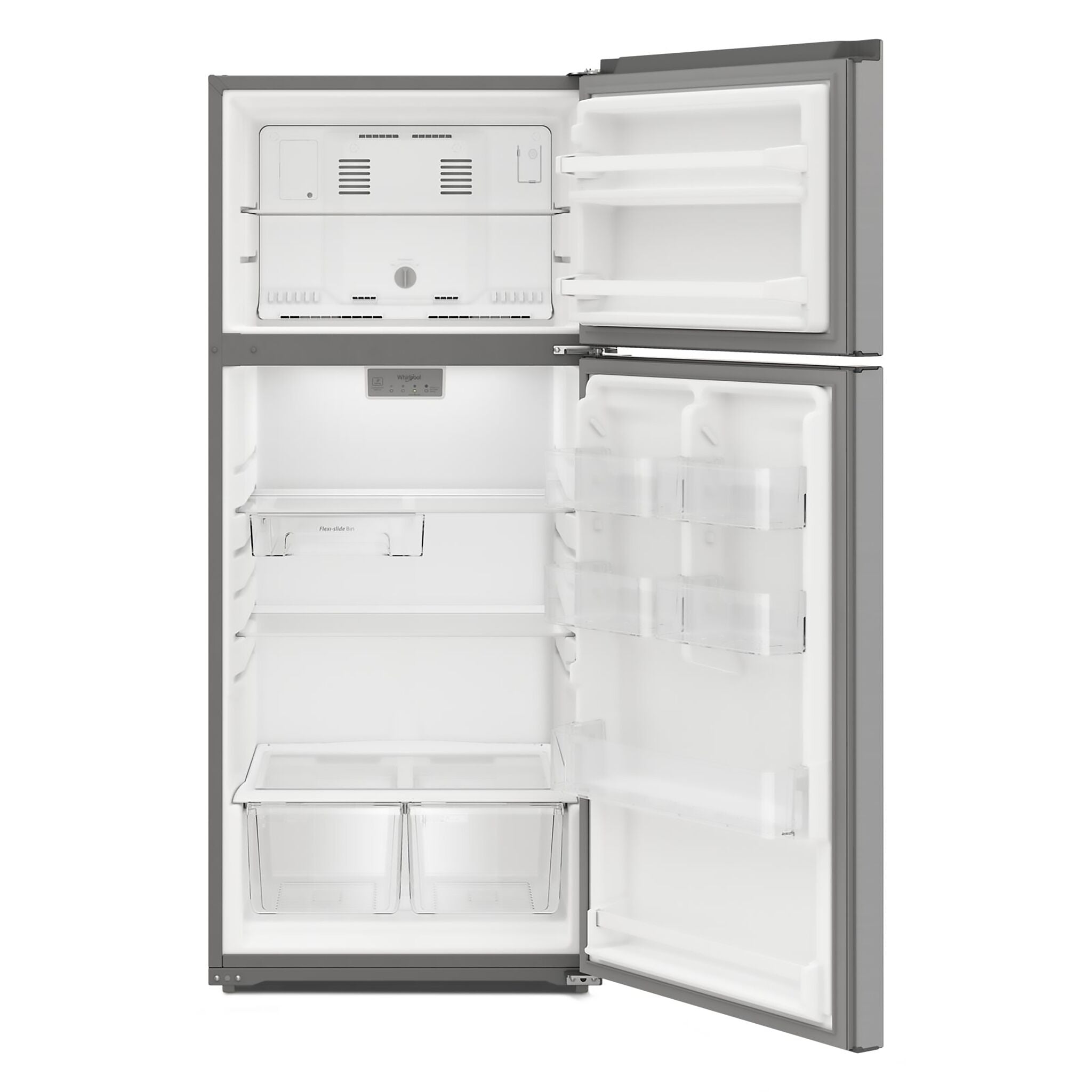 Whirlpool 28.25" 16.3 Cu. Ft. Stainless Steel Top-Freezer Refrigerator - WRTX5328PM