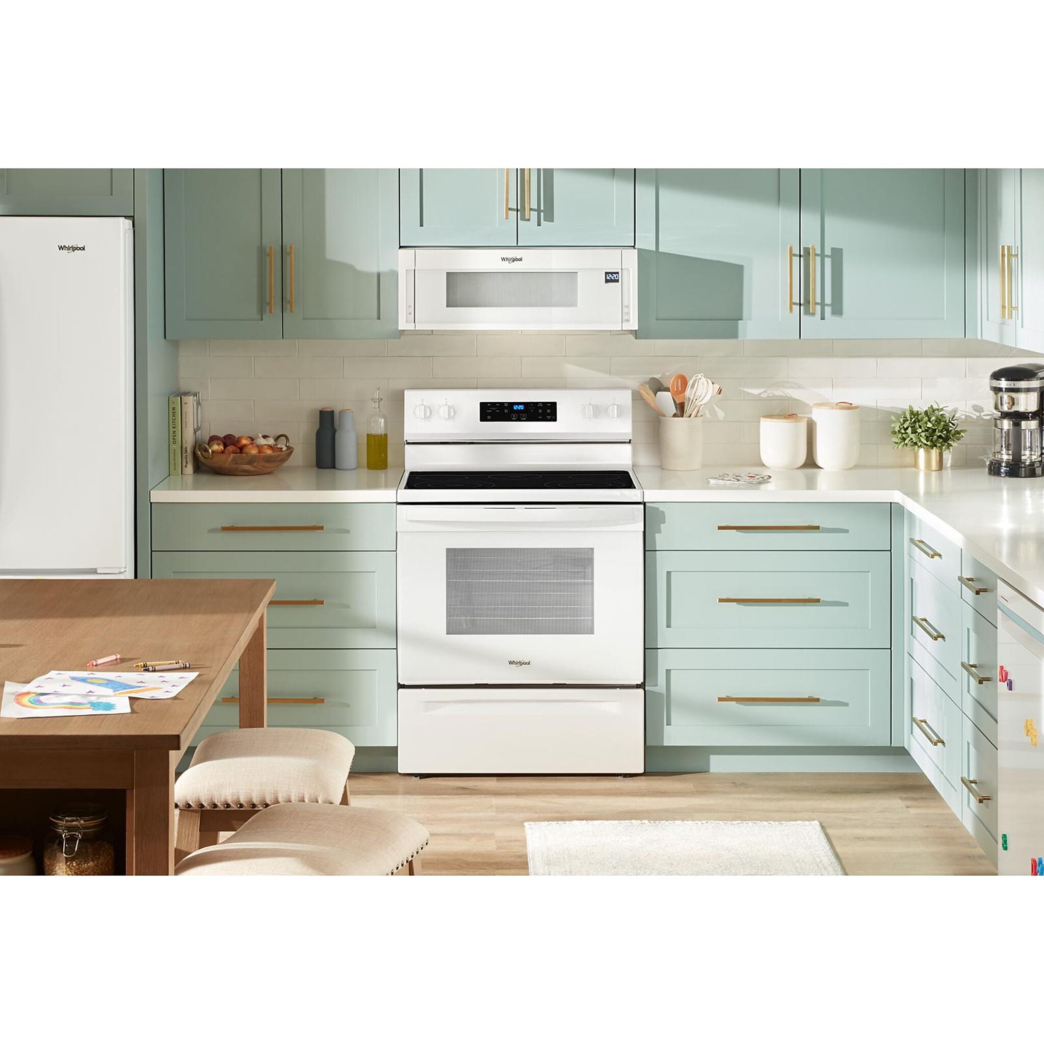 Whirlpool White Freestanding Electric Range (5.3 Cu.Ft.) - YWFES3330RW