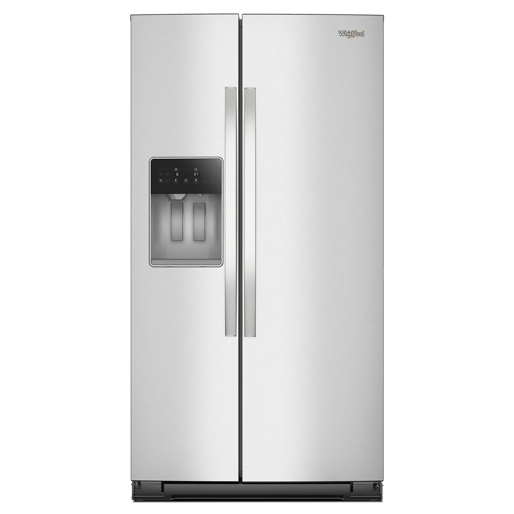 Whirlpool 35.75" 20.55 Cu. Ft. Fingerprint Resistant Stainless Steel Counter-Depth Side-by-Side Refrigerator - WRSC6536RZ