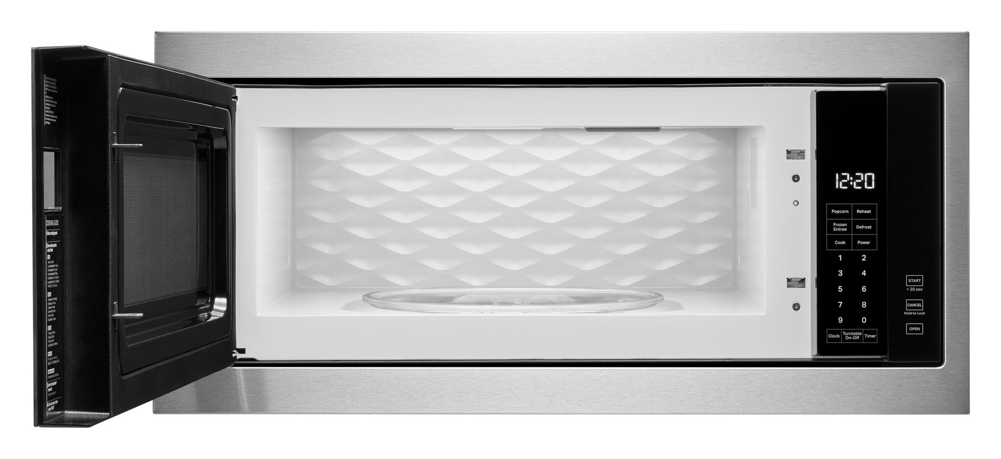 Whirlpool Stainless Steel Built-In Microwave with Slim Trim Kit (1.10 Cu Ft) - YWMT50011KS