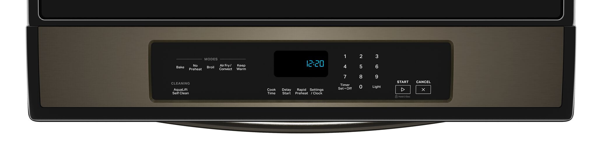 Whirlpool Black on Stainless 30" Induction Range (6.40 Cu Ft) - WSIS5030RV