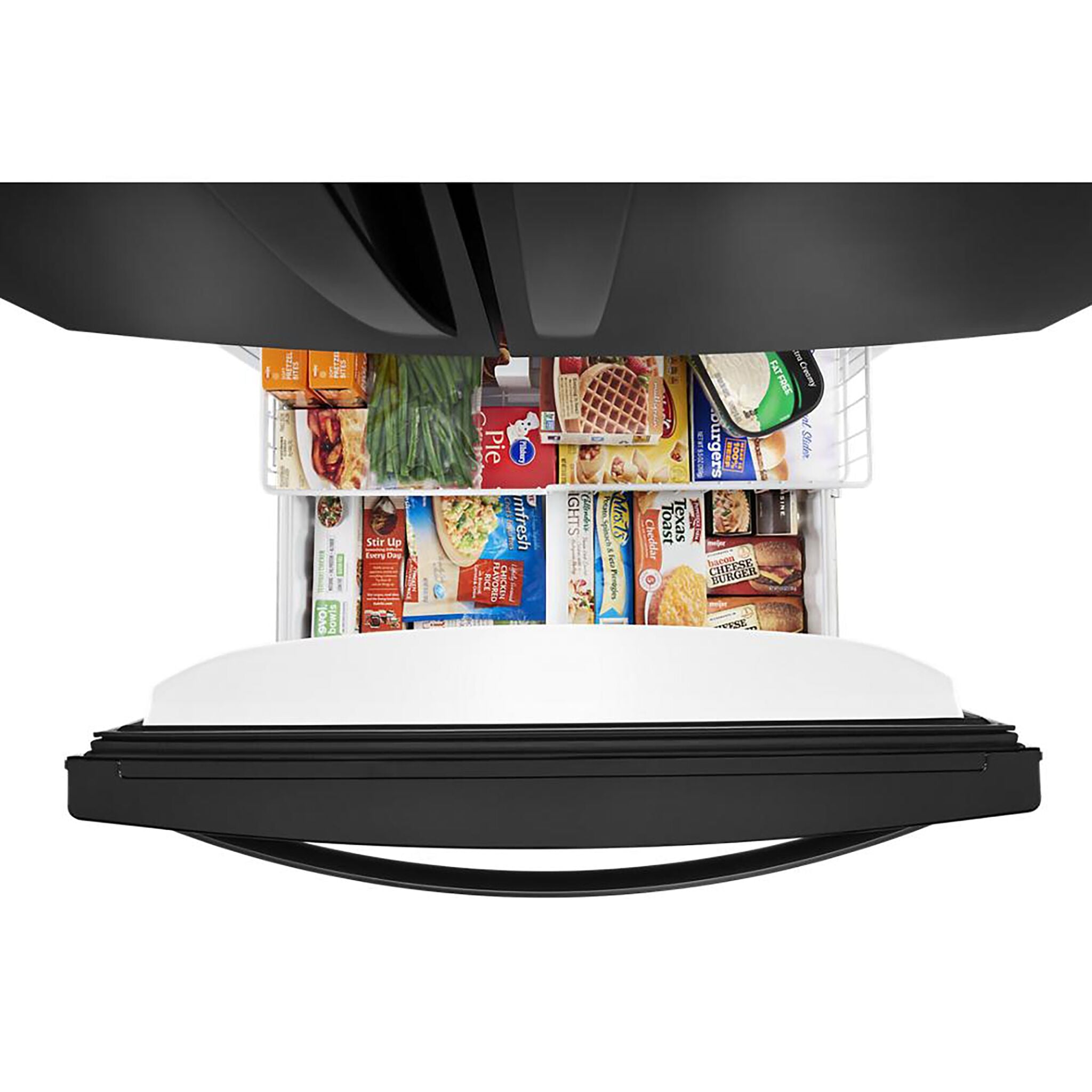 Whirlpool 32.75" 22 Cu. Ft. Black French Door Refrigerator - WRFF5333PB