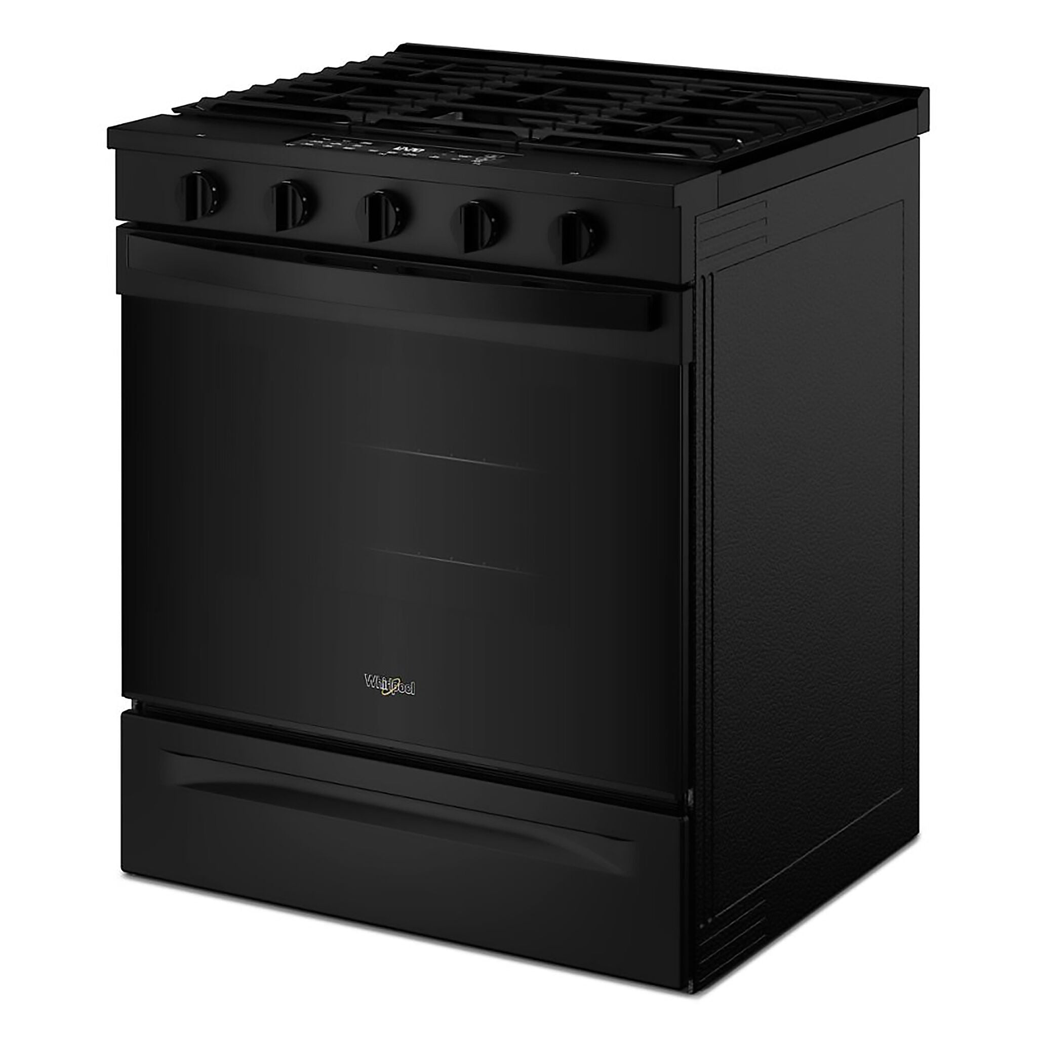 Whirlpool Black Slide-In Gas Convection Range (5 cu.ft.) - WSGS5030SB
