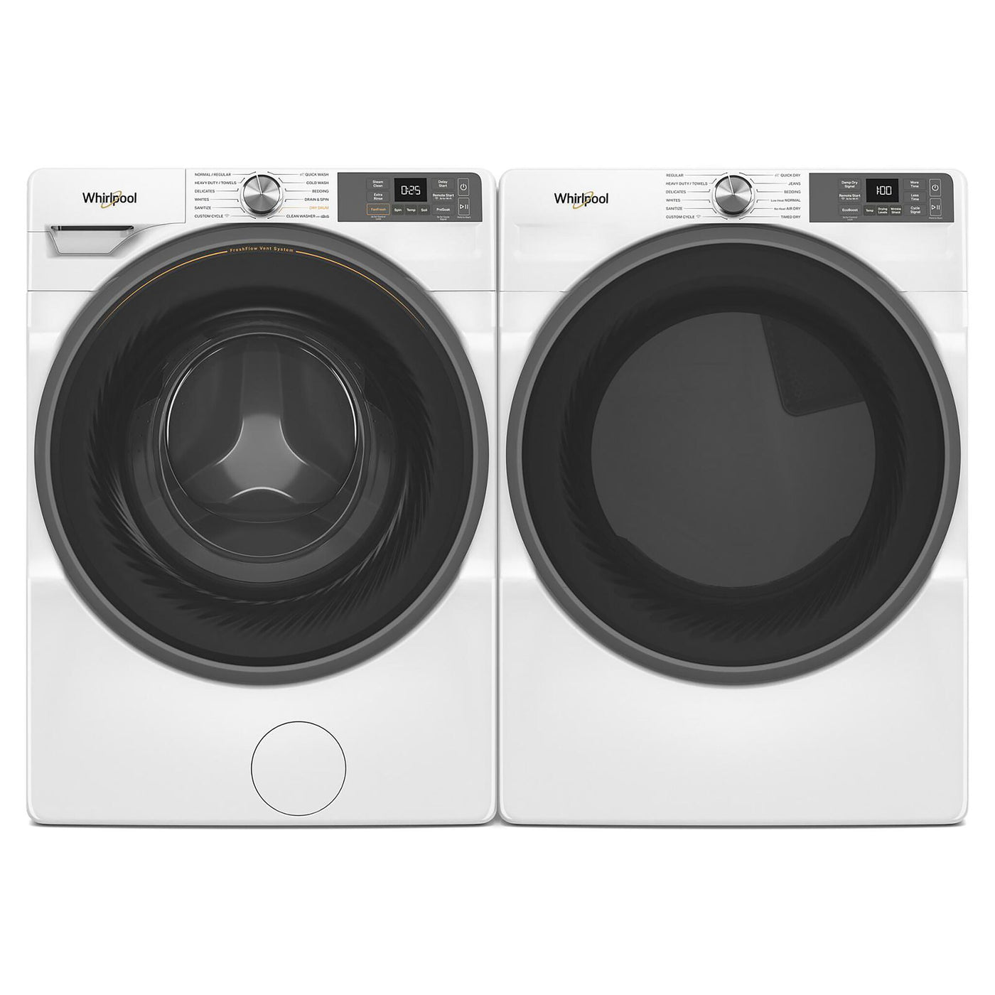 Whirlpool White Front-Load Washer with FreshFlow™ Vent System (5.8 Cu.Ft.) - WFW6720RW