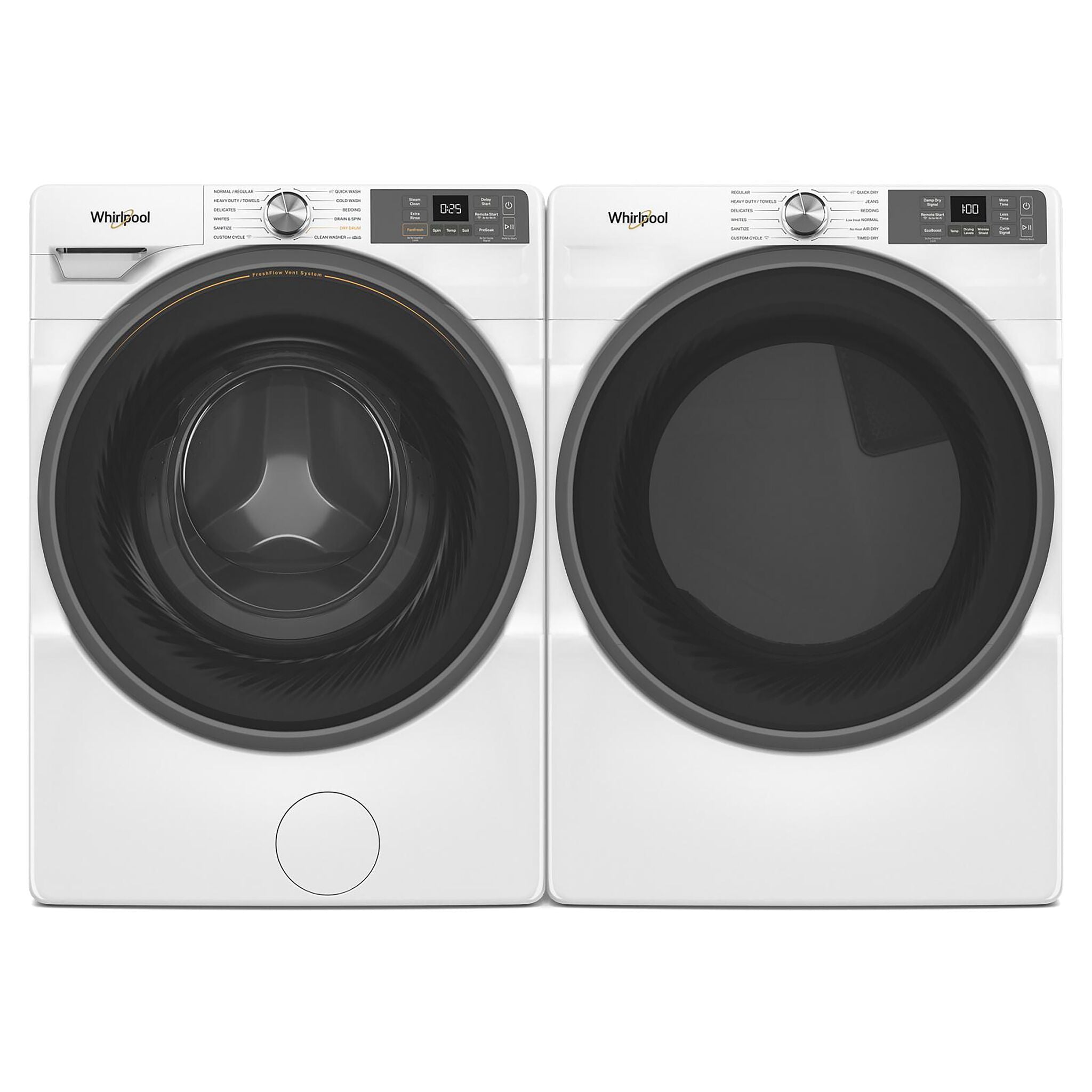 Whirlpool White Front-Load Washer with FreshFlow™ Vent System (5.8 Cu.Ft.) - WFW6720RW