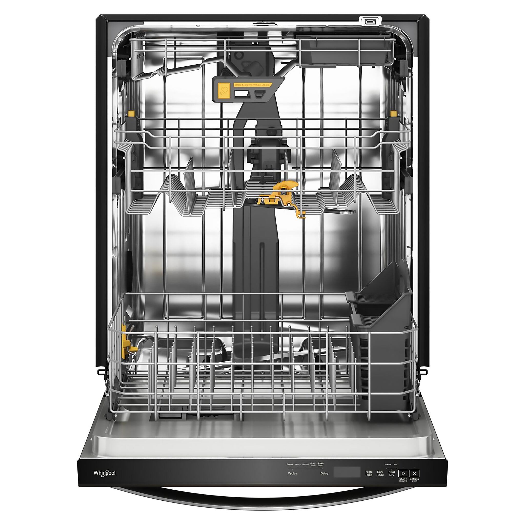 Whirlpool Fingerprint Resistant Black Stainless Dishwasher (47 dBA) - WDTS8024SV