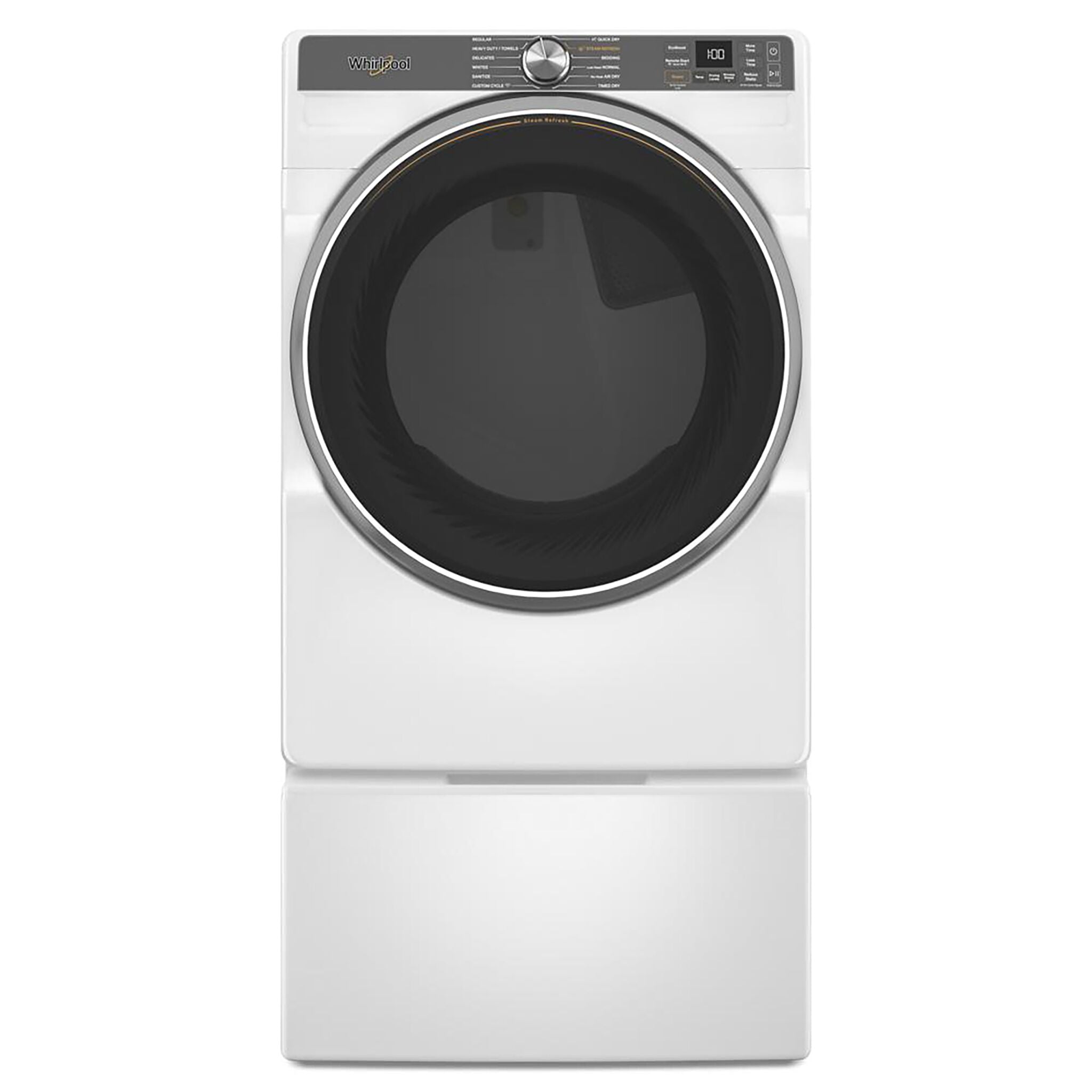 Whirlpool White Gas Dryer with Wrinkle Shield™ (7.4 Cu.Ft.) - WGD6720RW