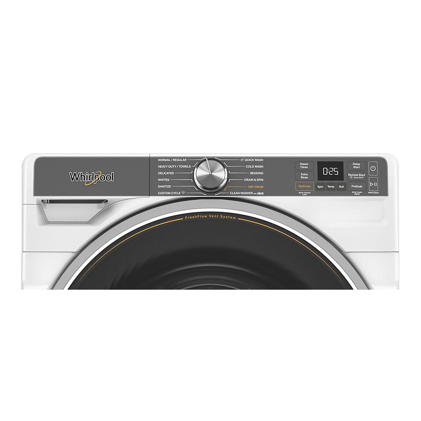 Whirlpool White Front-Load Washer with FreshFlow™ Vent System (5.8 Cu.Ft.) - WFW6720RW