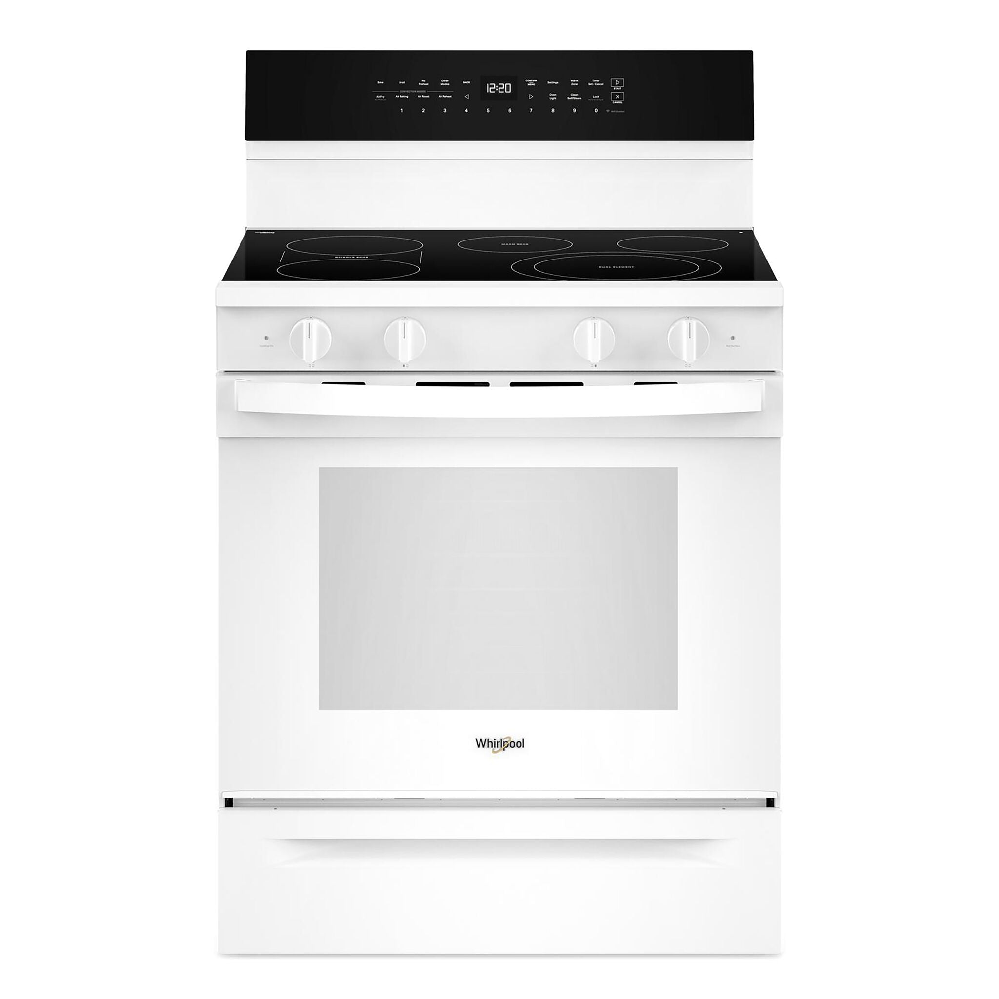 Whirlpool White Electric Freestanding Range (5.3 Cu.Ft.) - YWFES7530RW