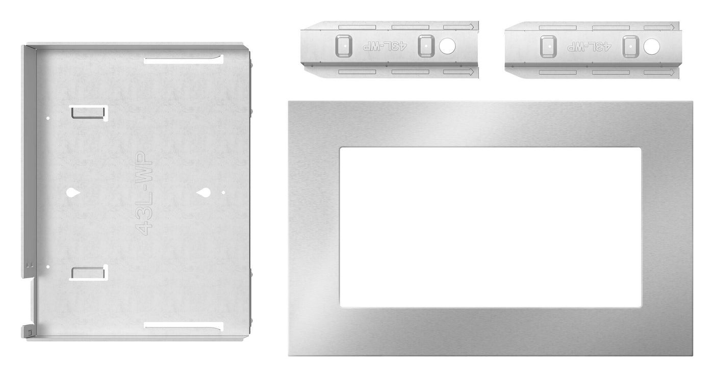 KitchenAid Fingerprint Resistant Stainless Steel 29.75" Trim Kit for Countertop Microwave - MTK1630PZ
