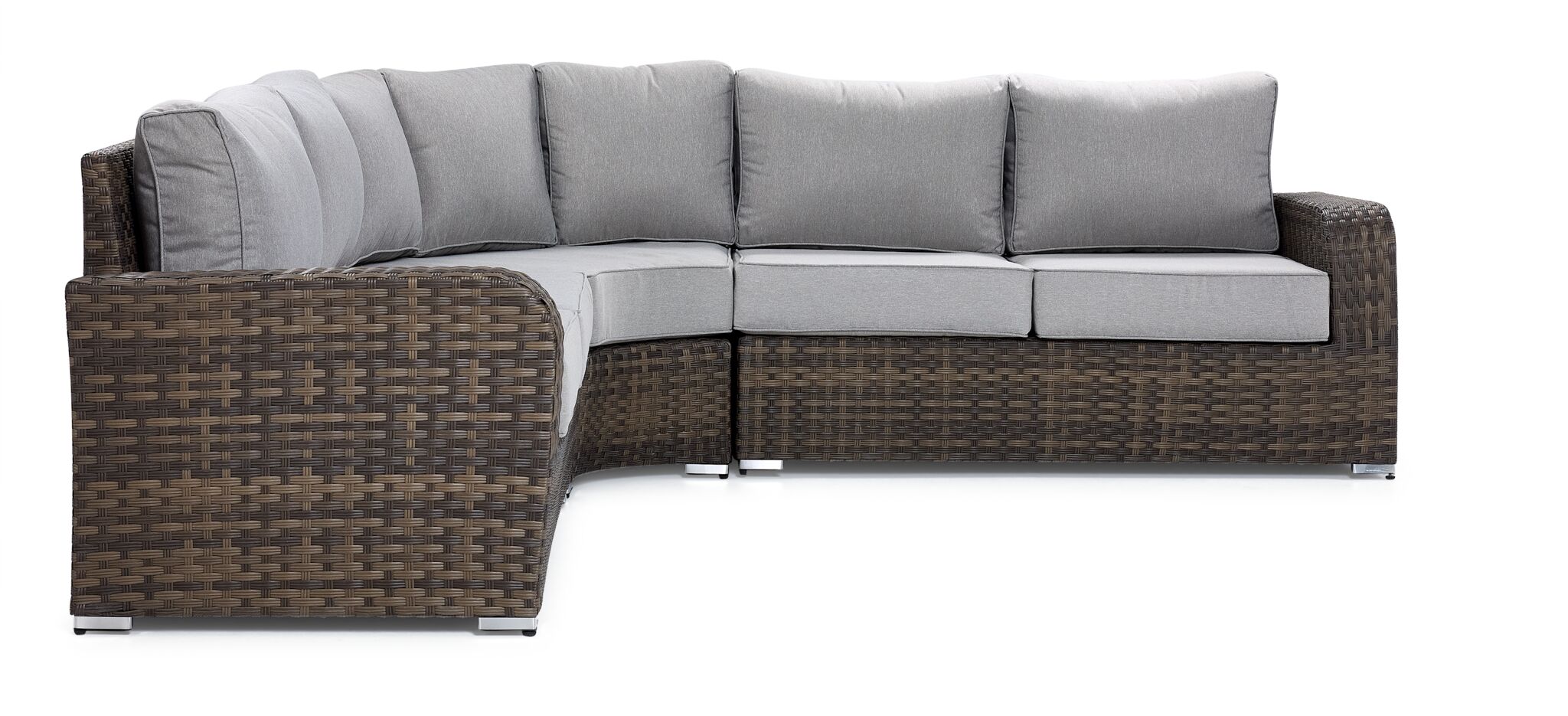Whispering Pine 3 - Piece Outdoor Sectional - Dark Grey