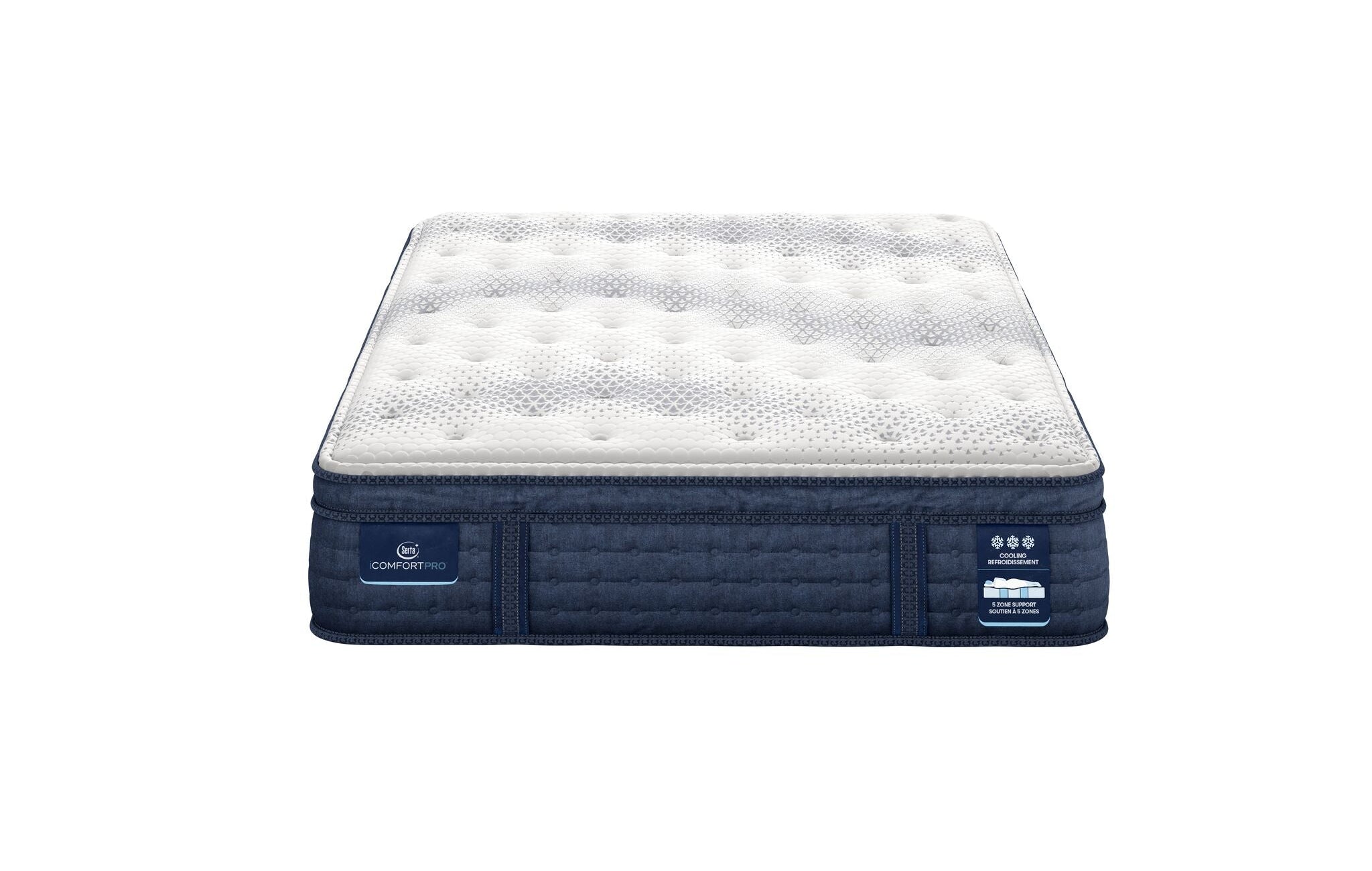Serta iComfort PRO Whitby Firm Queen Mattress and Split Boxspring Set