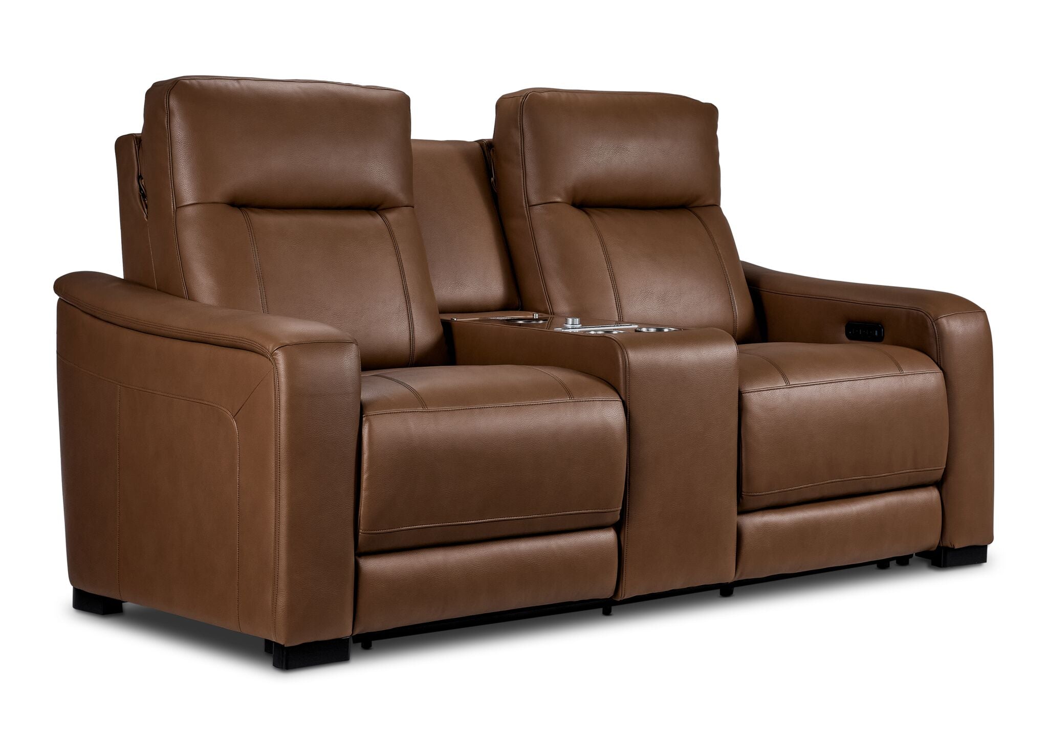 In Harmony - Zeppelin Power Reclining Loveseat - Tan