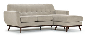 Ziva Sofa avec fauteuil allongé - beige
