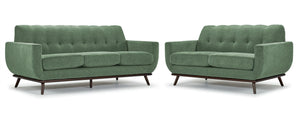 Ziva Ens. Sofa et causeuse - vert
