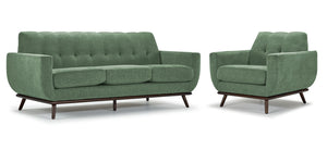 Ziva Sofa et fauteuil - vert