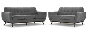 Ziva Ens. Sofa et causeuse - gris