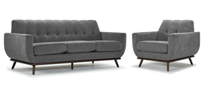 Ziva Sofa et fauteuil - gris