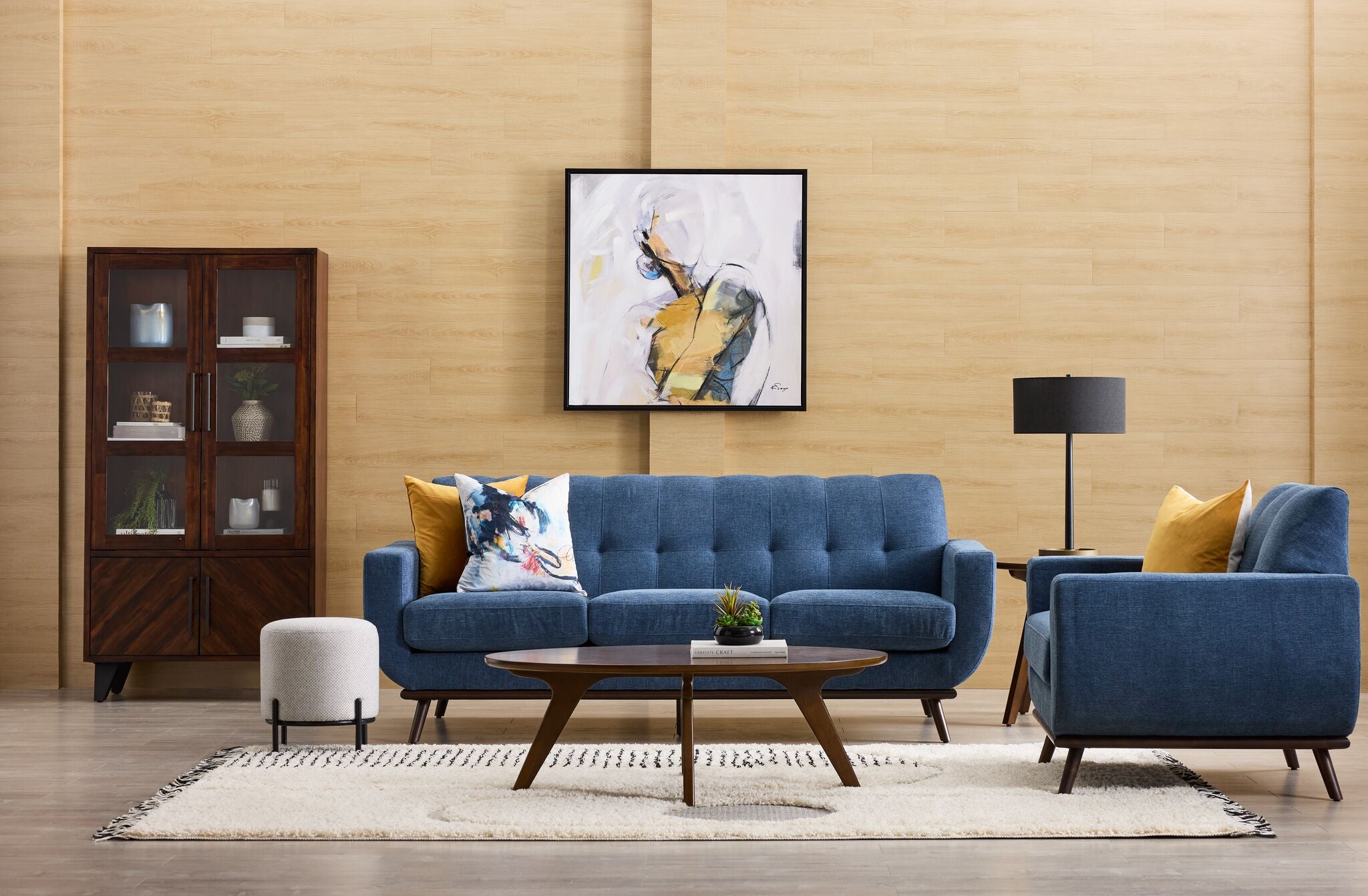 Ziva Sofa - Blue