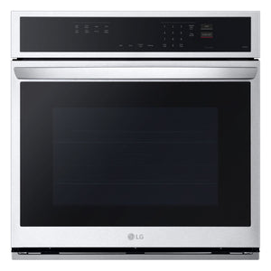 LG Four simple encastré intelligent 4,7 pi³ avec convection, friture à air et EasyClean® 29,77 po acier inoxydable WSEP4723F