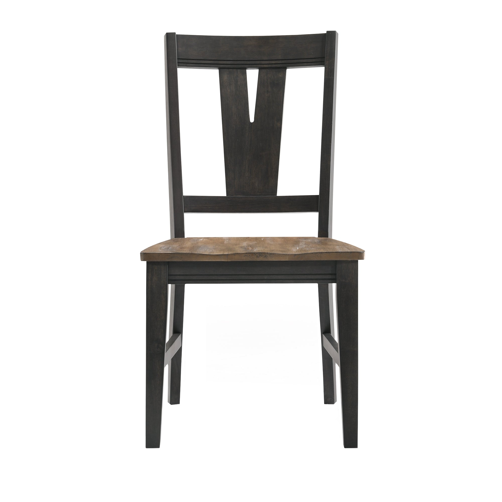 Addie Splat-Back Dining Chair - Brown