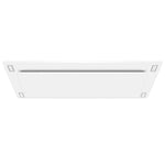 VICTORY Matte White 600 CFM Flush Ceiling Range Hood - Sunset-WH